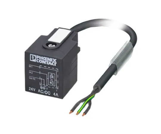 64-0407-79　Phoenix Contact 3-Pin Valve A Male Cable for *** with Sensors and Actuators　1434989