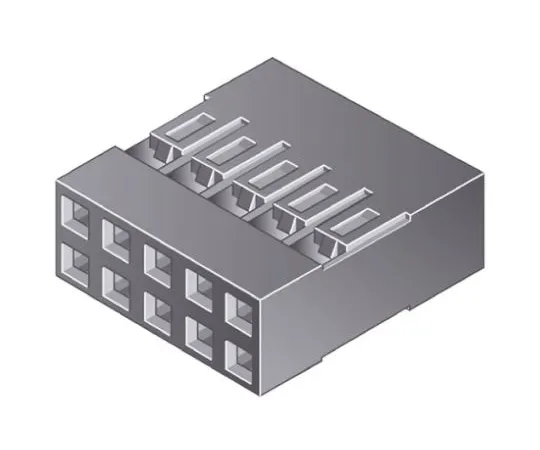64-0611-61　Amphenol FCI Mini-PV Female Connector Housing, 2.54mm Pitch, 6 Way, 2 Row　65043-034ELF