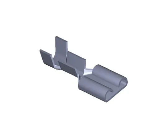 64-0380-16　TE Connectivity FASTON .250 Series Crimp Receptacle, 6.35 x 0.81mm, 0.8mm² to 2mm², 18AWG to 14AWG, Tin Plated　41274-1