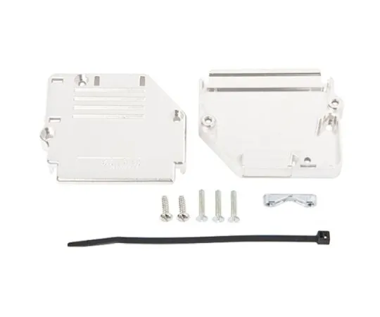 64-0469-70　Amphenol FCI 863093C Series Thermoplastic Angled, Straight D-sub Connector Backshell, 50 Way, Strain Relief　863093C50MLF