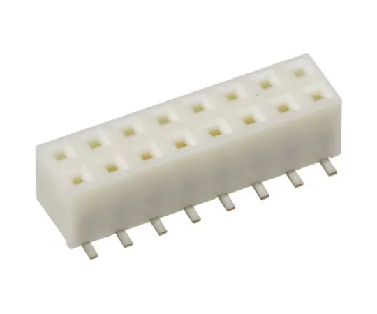 64-0640-31　Hirose A3 Series 2mm Pitch 16 Way 2 Row Straight PCB Socket, Surface Mount, Solder Termination　A3-16DA-2SV(71)