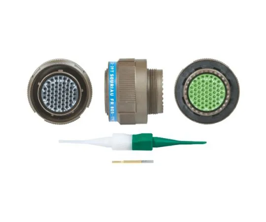 64-0572-38　Souriau 8D Series, 55 Way Cable Mount MIL Spec Circular Connector Plug, Socket Contacts,Shell Size 17, Screw Coupling,　8D517W35SN