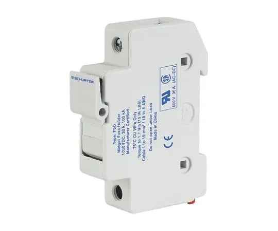 64-0351-28　Schurter 30A Rail Mount F*** Holder for 10.3 x 38mm F***, 600V ac　0091.0002