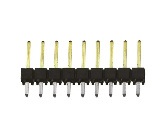 64-0590-82　Samtec TSW, 9 Way, 1 Row, Straight Pin Header　TSW-109-07-L-S