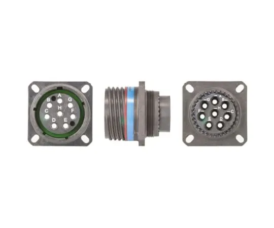 64-0574-78　Souriau 8D Series, 8 Way Panel Mount MIL Spec Circular Connector Receptacle, Socket Contacts,Shell Size 19, Screw　8D0E19X08BN