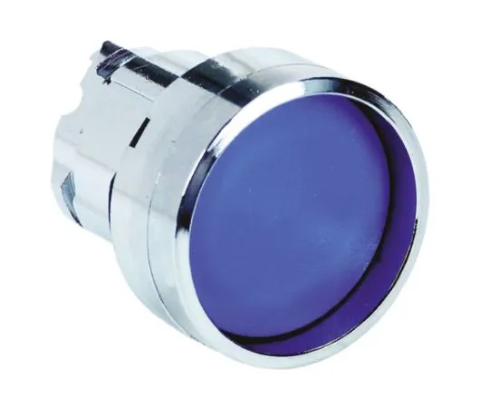 64-0497-20　Schneider Electric Harmony XB4 Series, Blue Push Button Head, Spring Return, 22mm Cutout　ZB4BA66