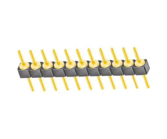 64-0582-02　Samtec TS, 11 Way, 1 Row, Straight Pin Header　TS-111-G-A