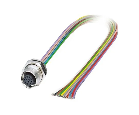 64-0407-74　Phoenix Contact M12 12-Pin Female Cable for *** with M12 Sensor Connectors　1419713