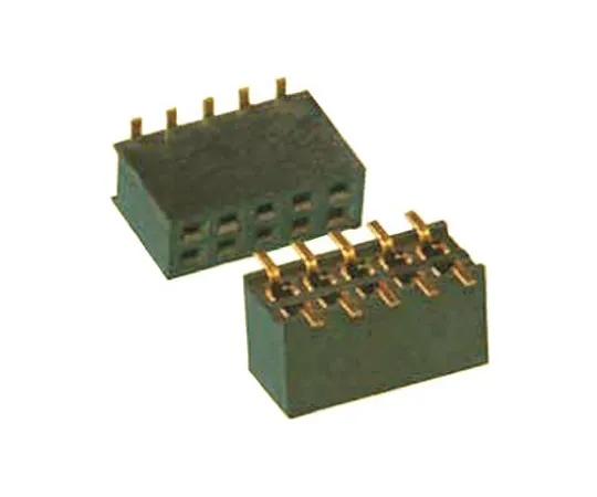 64-0356-10　Amphenol FCI MINITEK Series 1.27mm Pitch 8 Way 2 Row Straight PCB Socket, Surface Mount, Solder Termination　20021321-00008C4LF