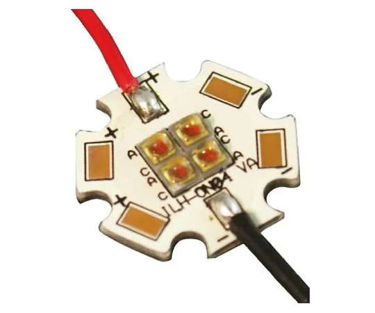 64-0625-09　ILS ILH-OW04-TRGR-SC211-WIR200., OSLON 150 4+ PowerStar Circular LED Array, 4 Green LED　ILH-OW04-TRGR-SC211-WIR200.