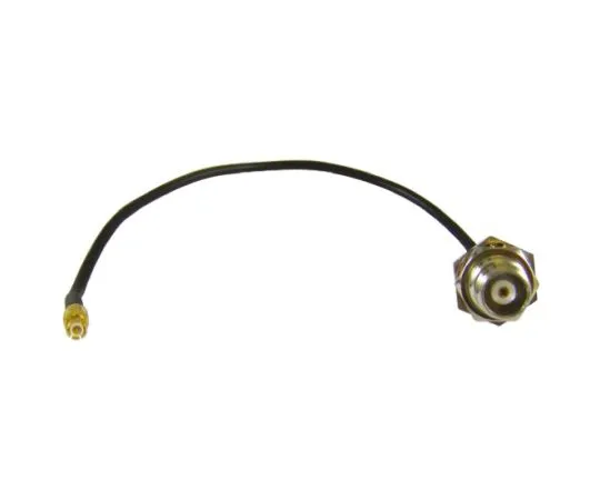 64-0557-56　200mm AV Cable Female TNC Bulkhead Straight to Male MCX Straight Male x 1 MCX Straight　CBA-TNCF-MCXM
