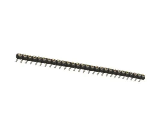 64-0594-76　Samtec SL Series 2.54mm Pitch 28 Way 1 Row Straight PCB Socket, Through Hole, Solder Termination　SL-128-T-10