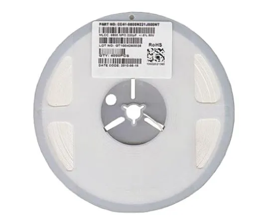 64-0610-11　RS 0603 (1608M) 2.2nF MLCC 50V dc ±5% SMD　770-4172