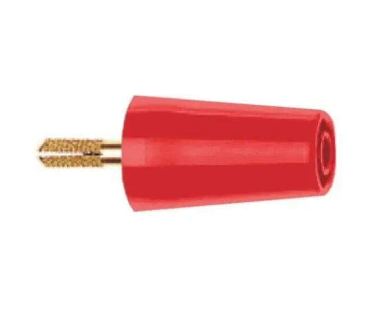64-0423-91　Multi Contact Red, Male to Female Test Connector Adapter With Brass contacts and Gold Plated - Socket Size: 4mm　24.0160-22