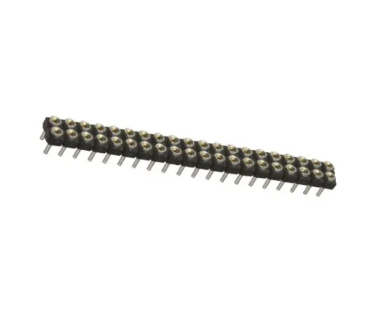 64-0594-07　Samtec SDL Series 2.54mm Pitch 40 Way 2 Row Straight PCB Socket, Through Hole, Through Hole Termination　SDL-120-T-10