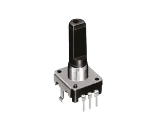 64-0434-99　Alps Alpine 12 Pulse Incremental Mechanical Rotary Encoder with a 6 mm Flat Shaft (Not Indexed), Through Hole　EC12E1220406