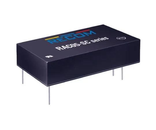 64-0638-68　Recom 5W 1 Output Embedded Switch Mode Power Supply SMPS, 1A, 5V dc Encapsulated　RAC05-05SC