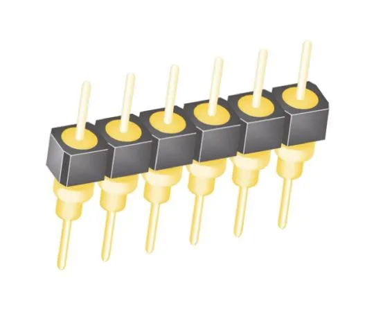 64-0589-82　Samtec BBS, 6 Way, 1 Row, Straight Pin Header　BBS-106-G-A