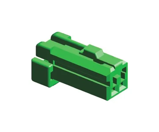 64-0436-44　TE Connectivity MULTILOCK 040 Series, 1 Row 2 Way Cable Mount Plug Housing　174056-4