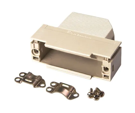 64-0376-87　TE Connectivity Amplimite Series Polymer Right Angle D-sub Connector Backshell, 25 Way　1-1393738-2