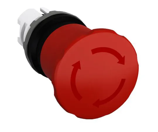 64-0540-83　ABB Compact, Red, Twist to Reset 40mm Mushroom Head Emergency Button　1SFA611523R1001  MPET4-10R