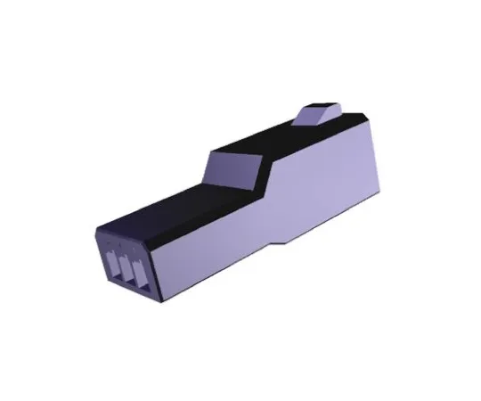 64-0399-37　TE Connectivity Dynamic 2000 Male Connector Housing, 2.5mm Pitch, 3 Way, 1 Row　1-1318117-3
