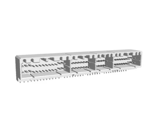 64-0398-15　TE Connectivity MULTILOCK 040/070 Female Connector Housing, 76 Way, 2 Row Right Angle　178780-1