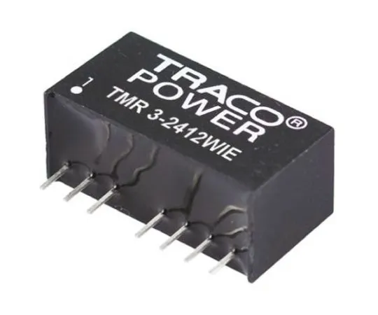 64-0607-43　TRACOPOWER TMR 3WIE 3W Isolated DC-DC Converter Through Hole, Voltage in 9 → 36 V dc, Voltage out ±12V dc　TMR 3-2422WIE