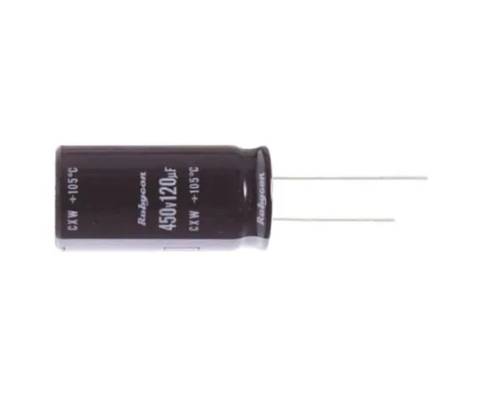 64-0507-42　Rubycon 56μF 400V dc Aluminium Electrolytic Capacitor, Through Hole 18 x 20mm +105°C 18mm 7.5mm　400CXW56MEFC18X20