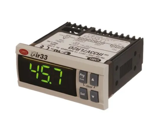 64-0495-46　Carel IR33 Panel Mount PID Temperature Controller, 76.2 x 34.2mm, 4 Output Relay, 24 V ac/dc, 115 → 230 V ac, 12　IR33Z7LR20