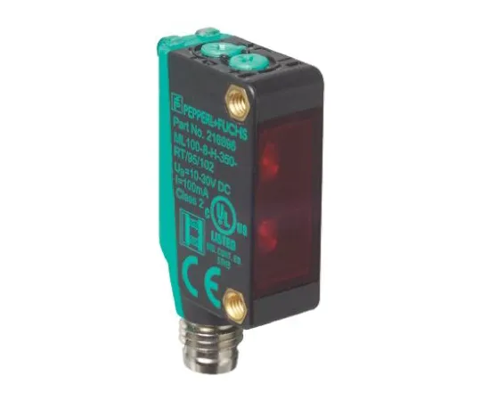 64-0356-28　Pepperl + Fuchs Photoelectric Sensor Diff*** 5 → 350 mm Detection Range NPN　ML100-8-H-350-RT/95/102