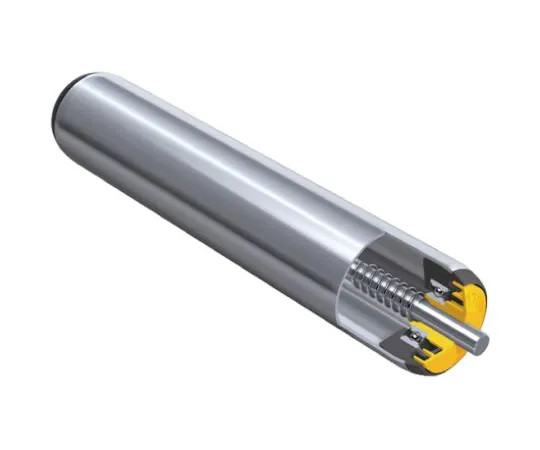 64-0552-76　Interroll Round Spring Loaded Conveyor Roller 40mm x 250mm　RD-17W1JF4EAB RL250