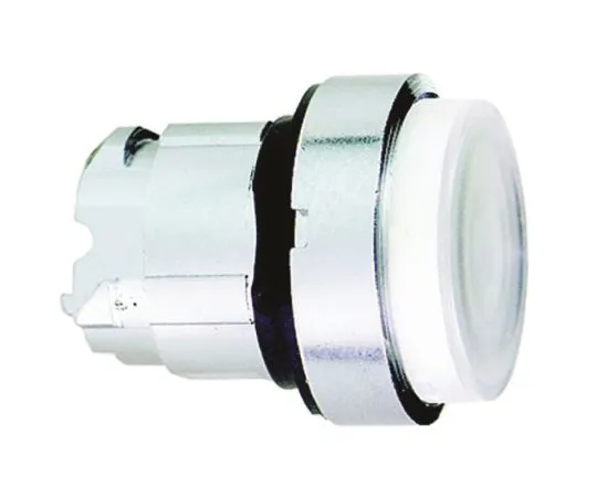 64-0498-28　Schneider Electric Harmony XB4 Series, White Push Button Head, Spring Return, 22mm Cutout　ZB4BW113