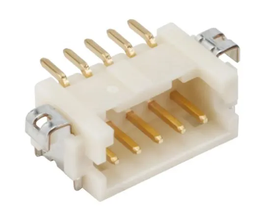 64-0642-39　Hirose DF13, 8 Way, 1 Row, Right Angle PCB Header　DF13A-8P-1.25H(21)