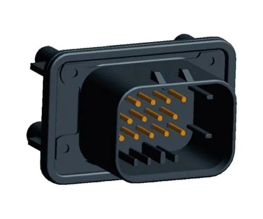 64-0425-70　TE Connectivity AMPSEAL Series, 3 Row 14 Way Panel Mount Plug PCB Connector, with Solder Termination Method　1-776262-1