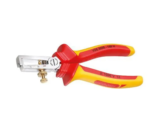64-0619-64　Gedore Wire Stripper 0.8 → 6mm² Stripping Range, 160mm Overall Length　VDE 8098-160 H