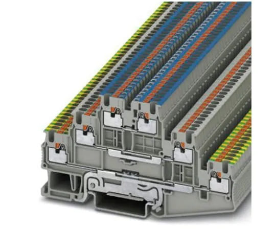 64-0508-78　Phoenix Contact, PT 1.5/S-PE/L/N Series , 500 V Multi Level Terminal Block, Push In Termination　3213755
