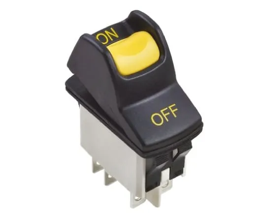 64-0578-77　Apem Double Pole Single Throw (DPST), Latching Rocker Switch Panel Mount　KL462AKXA125N01025