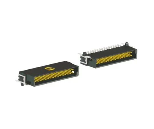 64-0630-71　Harting Har-Flex, 50 Way, 2 Row, Right Angle PCB Header　15150502601000