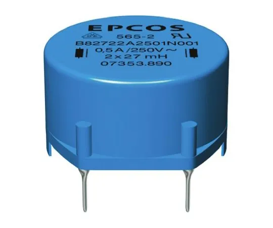 64-0615-65　EPCOS 2.2 mH ±30% Ferrite Power Inductor, 2A Idc, 130mΩ Rdc B82721A　B82722A2202N001