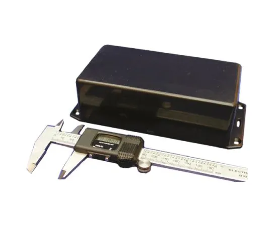 64-0476-48　Hammond 1591, Polystyrene Enclosure, IP54, Flanged, 150 x 80 x 46mm　1591DSFLBK