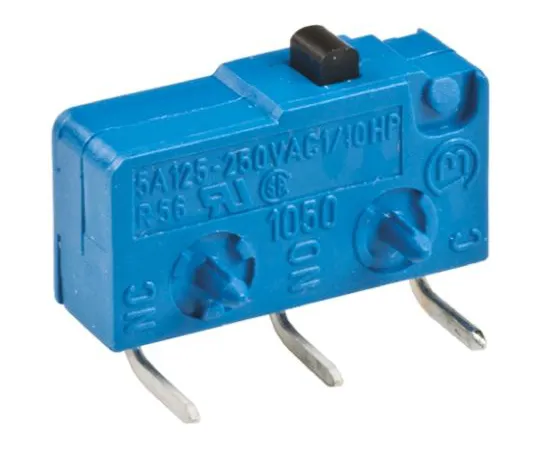 64-0474-02　SPDT Button Microswitch, 5 A @ 250 V ac　1050.3102