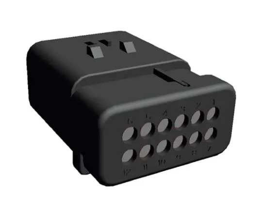 64-0425-43　TE Connectivity AMPSEAL 16 Series, 2 Row 12 Way Clip Mount Plug Housing　776438-2
