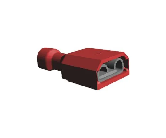 64-0379-91　TE Connectivity Ultra-Fast .250 Series Red Insulated Crimp Receptacle, 6.35 x 0.81mm, 0.3mm² to 0.8mm², 22AWG to 18AWG,　2-520183-4