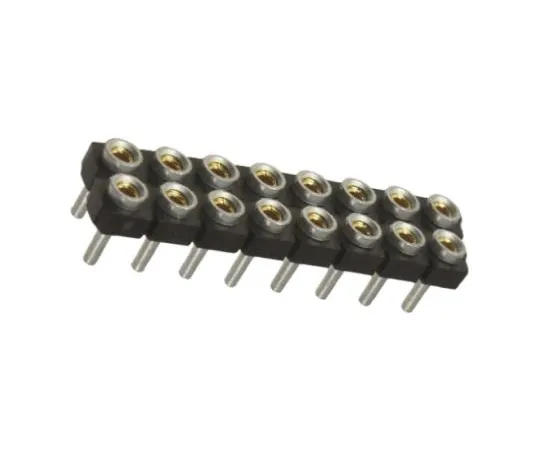 64-0594-04　Samtec SDL Series 2.54mm Pitch 16 Way 2 Row Straight PCB Socket, Through Hole, Through Hole Termination　SDL-108-T-12