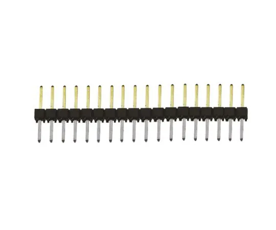 64-0591-15　Samtec TSW, 18 Way, 1 Row, Straight Pin Header　TSW-118-08-L-S