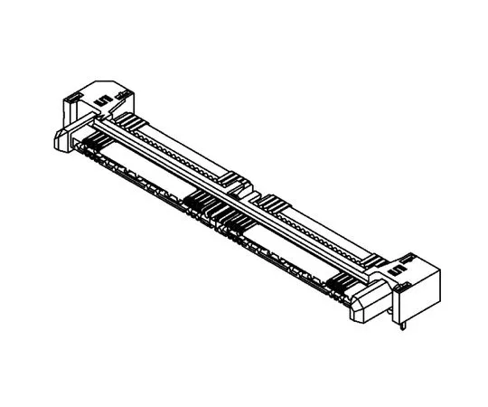 64-0593-79　Samtec Q Rate QRM8, 52 Way, 2 Row, Straight PCB Header　QRM8-026-01-L-RA-GP