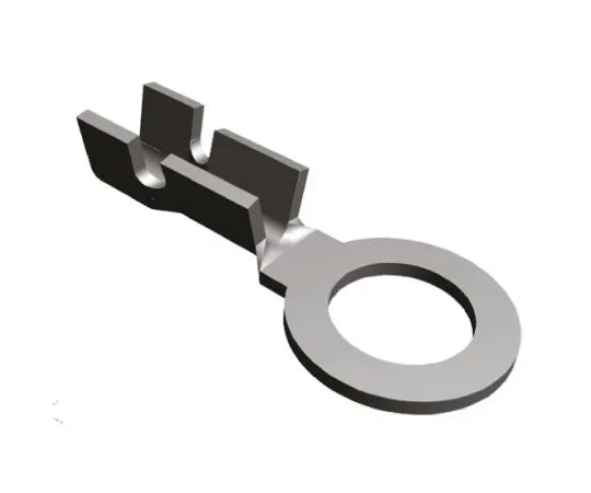 64-0578-11　TE Connectivity Uninsulated Tubular Ring Terminal, M4 Stud Size, 0.1mm² to 0.4mm² Wire Size　42547-2