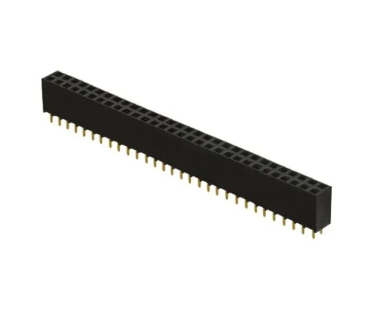 64-0580-73　Samtec SSW Series 2.54mm Pitch 60 Way 2 Row Straight PCB Socket, Through Hole, Solder Termination　SSW-130-01-G-D