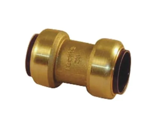 64-0352-02　Pegler Yorkshire Straight Brass Push Fit Fitting 15mm　65114